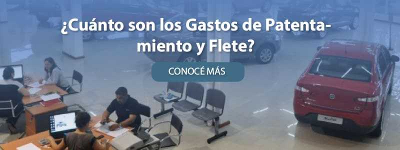 ¿Cuánto son los Gastos de Patentamiento y Flete?